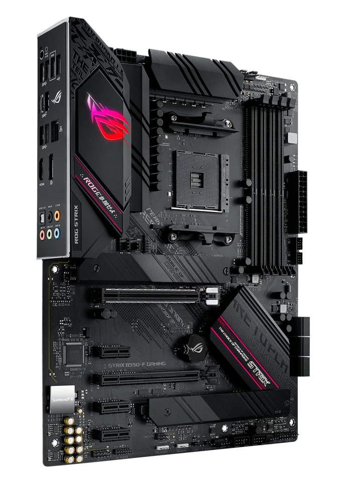 ASUS ROG STRIX B550-F GAMING Mainboard (PCIe 4.0, USB 3.2 Gen 2 Typ-C, HDMI-2.1) - Bild 2 von 4