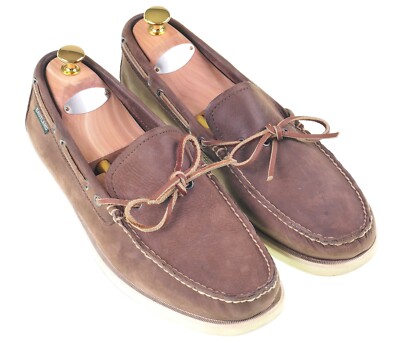 Eastland Yarmouth Brown Nubuck Suede Leather Camp Moc Deck