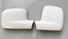 GLOSS WHITE WING MIRROR COVERS FITS VW CADDY 2003-2020 MK3 MK4 MAXI SEE IMAGES