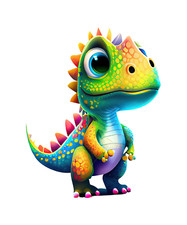 Autoaufkleber Sticker Baby Dino Aufkleber 9X9 cm