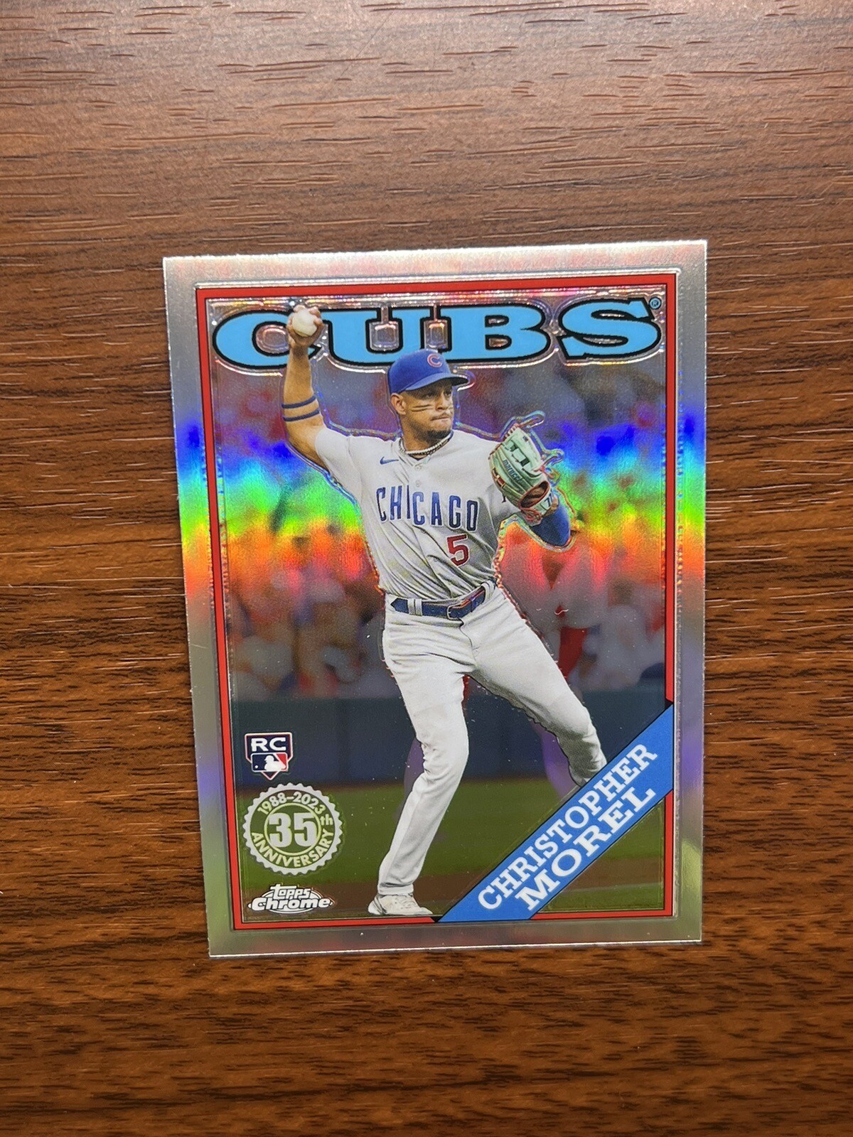 2023 Topps Chrome Christopher Morel REFRACTOR ROOKIE 88BC-20 Cubs 1988 Throwback