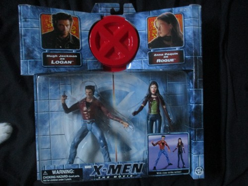 vintage x men the movie rogue vs logan twin pack set toybiz wolverine 2000 - Picture 2 of 6
