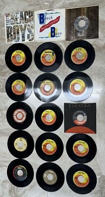 The Beach Boys,  18 Record Lot, Vinyl Record Collection 7 