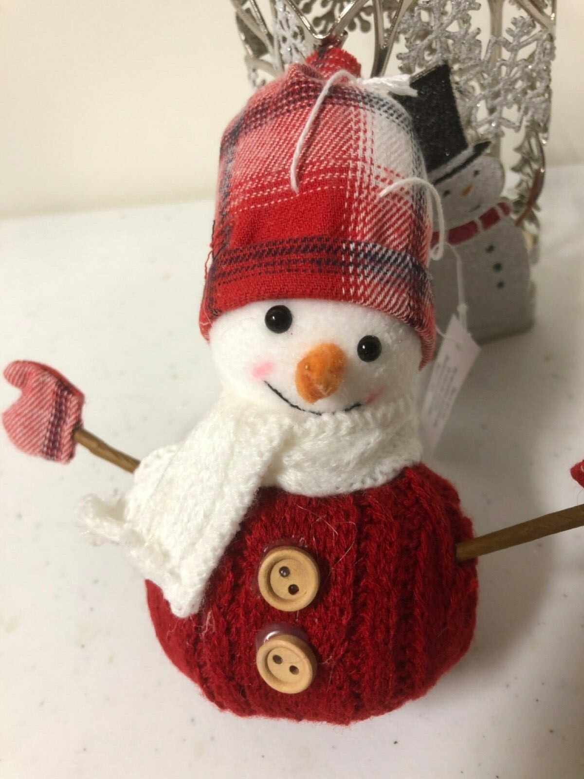 Brand New Bath and Body Works Joyful Snowman Soap Holder/Snowman Candle