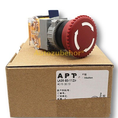 1 PCS Brand New APT Emergency Stop Button Switch LA39-B3-11Z/R 1 Open 1 Close #T