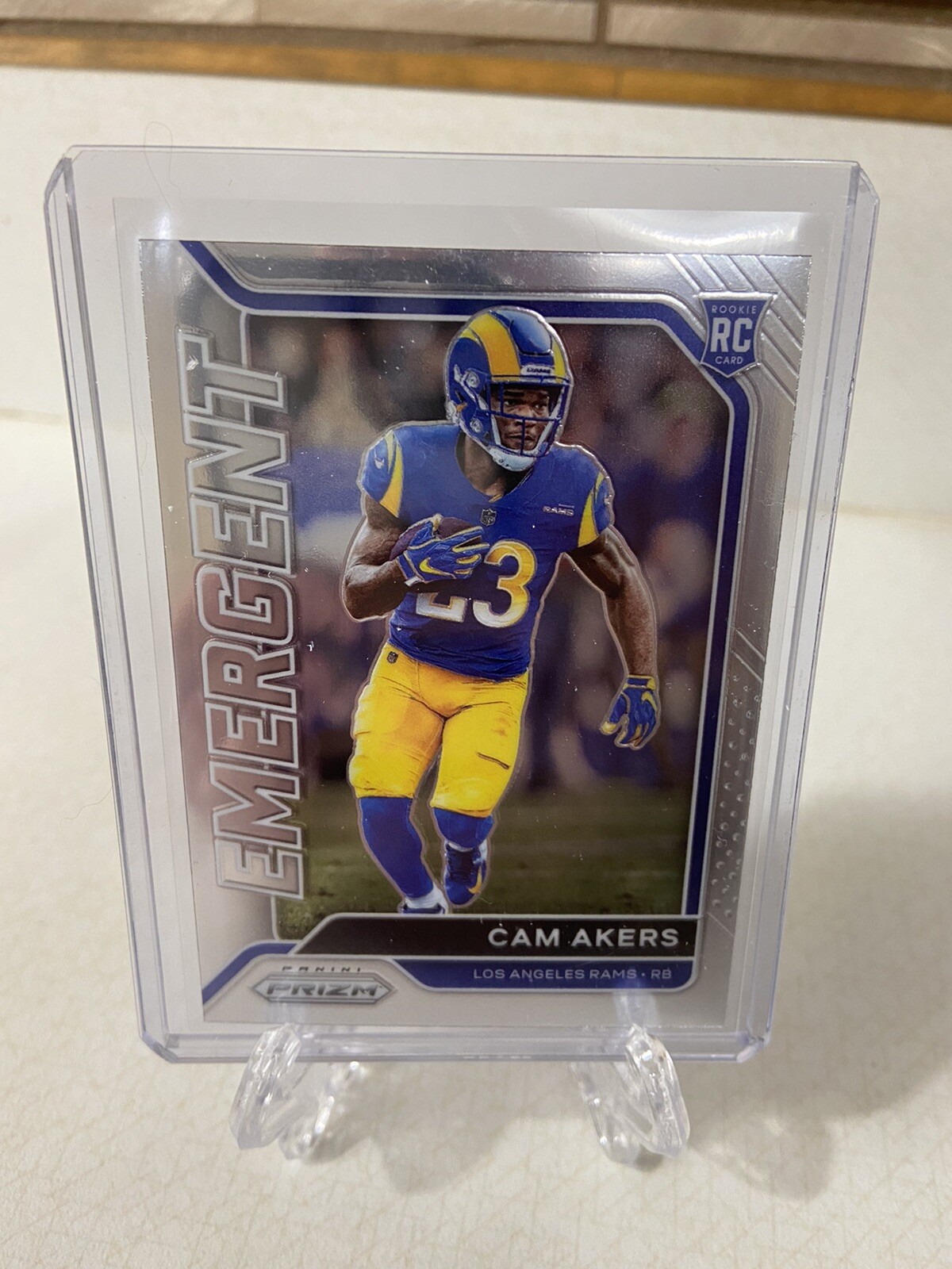 2020 Panini Prizm Football Cam Akers Emergent Rookie