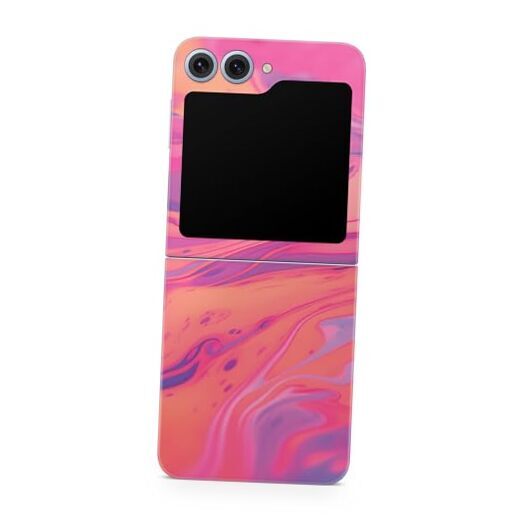 Phone Skin Compatible with Samsung Galaxy Z Flip 6 - - Sunset Flow Matte Finish