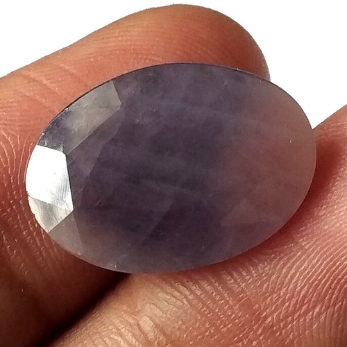13.25 Carat Bi Color Sapphire Oval Cut Faceted Natural Unheated Burmese Gemstone - Picture 3 of 6
