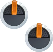 Grill Burner Control Knobs Replacement for Blackstone Griddles 17/22/28/36" 2pcs