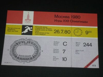 Résultats olympiques Moscou 1980 - Médaillés d'or, d'argent et de bronze