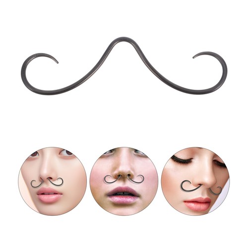 Mustache Nose Ring Septum Ring Piercing Ring Stainless Steel Nose Ring Nose