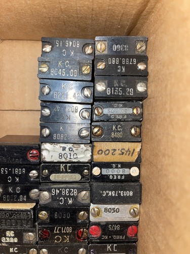 Radio Crystal CR-1A/AR Military .125 Pins USA You Get All 30+ Xtals No 40 M - Afbeelding 5 van 8