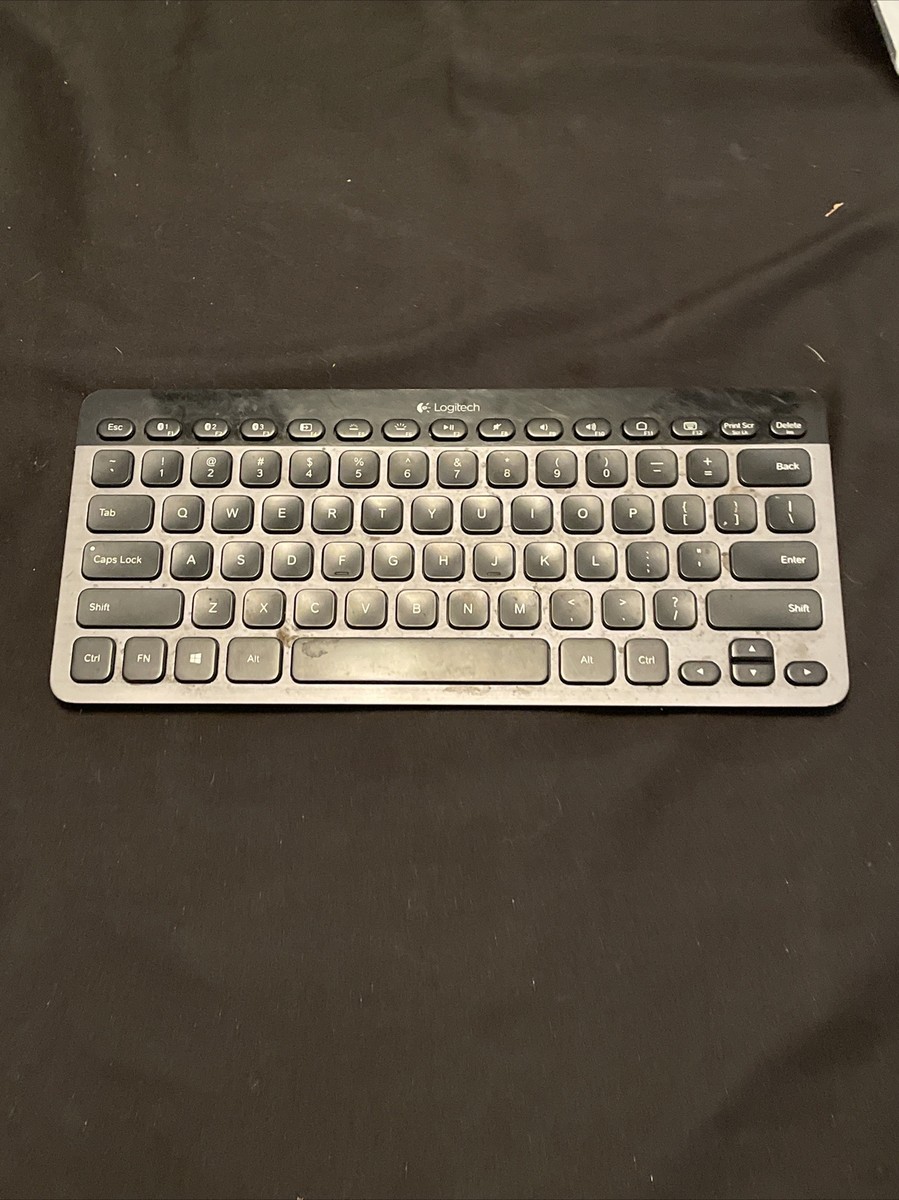 Logitech K810 Black/Gray Wireless Bluetooth Illuminated Multi