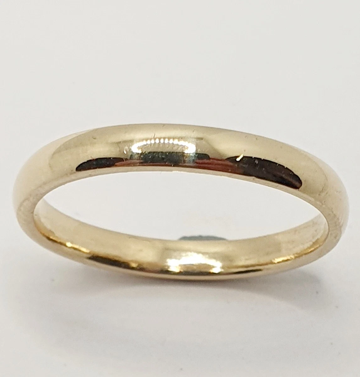9ct gold thin band ring deals