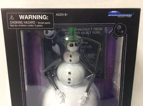Tim Burton’s The Nightmare Before Christmas SNOWMAN JACK Action Figure - NEW - Picture 2 of 11