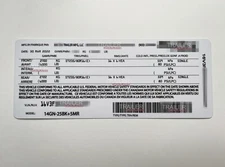 Big Tex Trailer Data Decal Sticker ID Tag Derated Downrated USA Custom