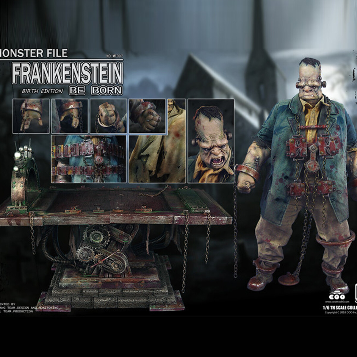 COOMODEL X OUZHIXIANG MF006 FILE SERIE SFRANKENSTEIN BIRTH