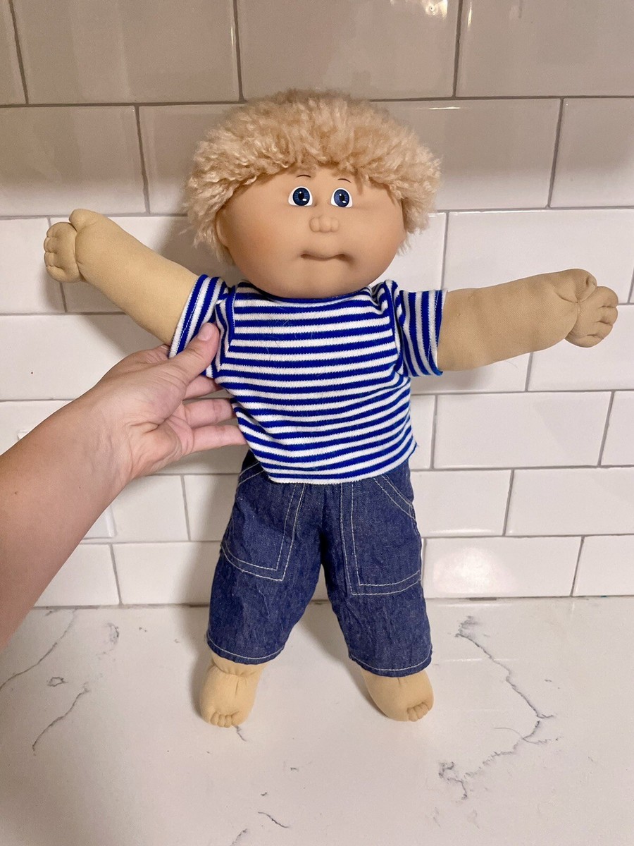 RARE-VTG 1982-Cabbage patch Kids- Jesmar Boy-Wheat Hair-Blue Eyes
