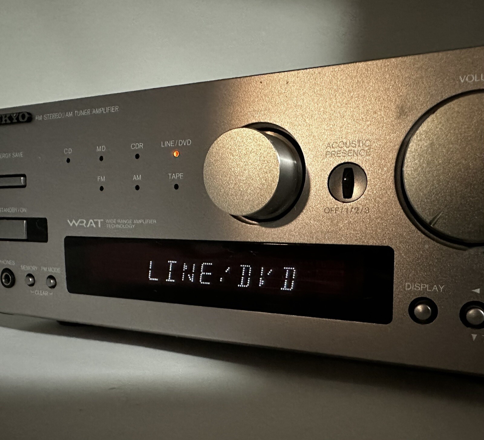 Onkyo R805x Amplifier Receiver FM/AM CD, MD CDR, Line/DVD, Tape Mini