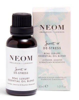 NEOM - Real Luxury Essential Oil Blend, 30ml | Lavender, Jasmine & Sandalwood |