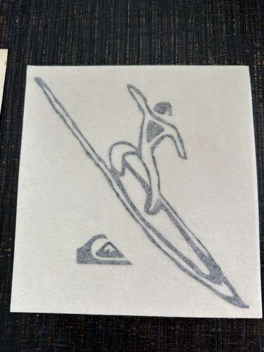 Vintage Quiksilver Eddie Aikau Selten! Hawaiian Surfer Petroglyphen Aufkleber - Bild 3 von 3