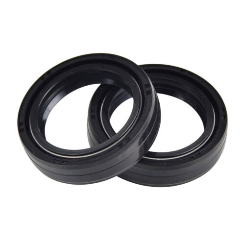 2 piezas lavadora junta sello de aceite de horquilla para Suzuki DR125 DR200 DR200SE RM80 RM100 RM125 - Imagen 4 de 5