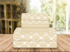 Luxury Soft Bed Sheets Bloomingdale Pattern 1500 Premium Hotel Quality