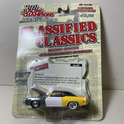 Racing Champions Restored 1969 Chevy Camaro Project Car #15 