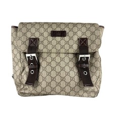 GUCCI Zaino GG Supreme Canvas Marrone Autentico