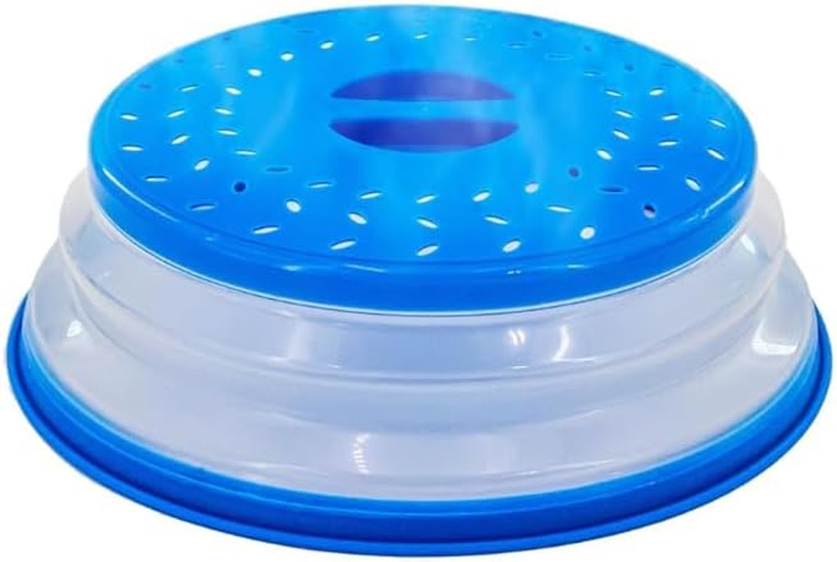 Microwave Splatter Cover Microwave Cover for Food BPA Free, 10.5 Inch, round wit