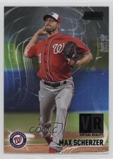 2021 Topps Stadium Club Virtual Reality Black 64/99 Max Scherzer #VR-25 1he4