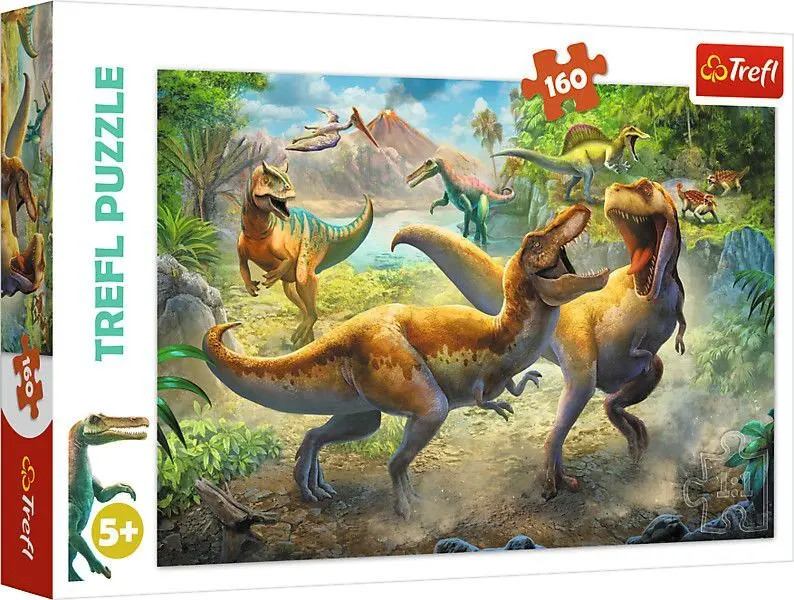 Trefl Puzzle 160 - Tyrannosaurier Kampf - Bild 5