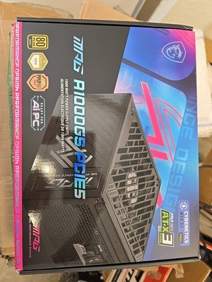 MSI MPG A1000GS PCIE5 1000w 80+ Gold Fully Modular Power Supply