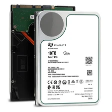 Seagate 18TB Exos X18 Manufacturer Recertified Enterprise HDD 7200 RPM