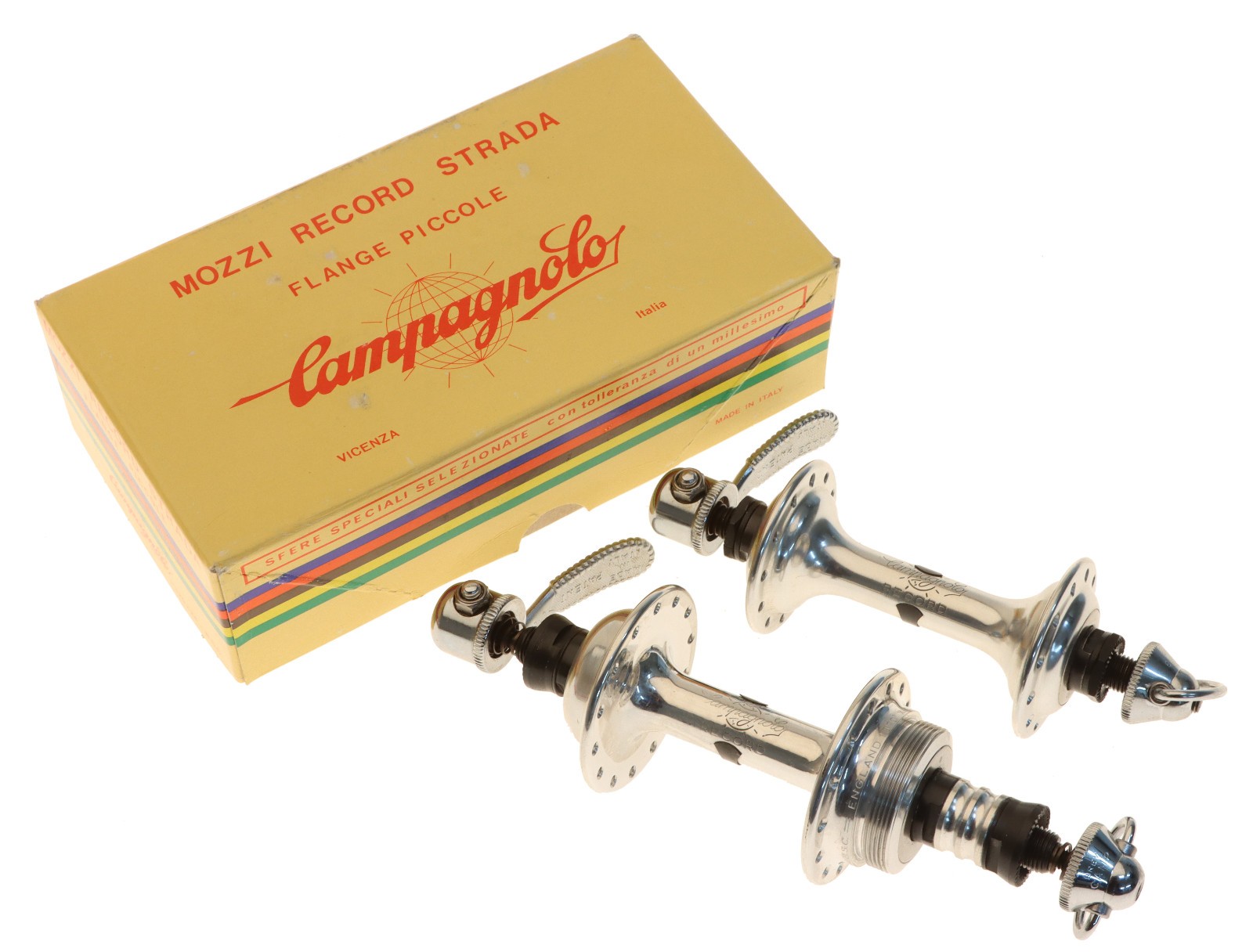 Campagnolo Nuovo Record Strada Road Hubset Low Flange 2428h BSC 126mm NOS NEW 63690₽
