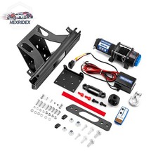 Utv 4500lb 12v Electric Winch Mount Set For Can-am Maverick X3x3 Max 2017-2026 Utv 4500lb 12v Electric Winch Mount Set For Can-am Maverick X3x3 Max 2017-2026