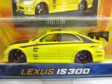 JADA - DUB CITY - IMPORT RACER - AFINADOR LEXUS IS300 REBAJADO (AMARILLO) - 1/64