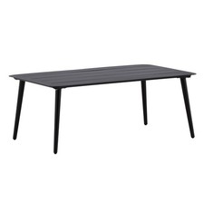 Table Basse de Jardin "Lina" 100cm Noir