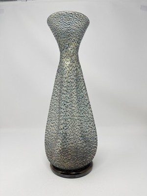 Vtg Ercole Barovier Barbarico Dorato Murano Covered in Gold Textured Glass Vase