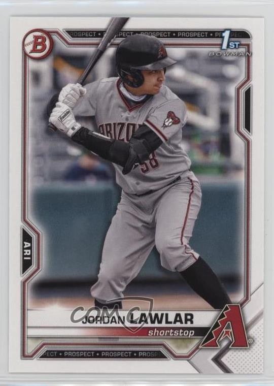 2021 Bowman Draft Jordan Lawlar #BD-194 10wc