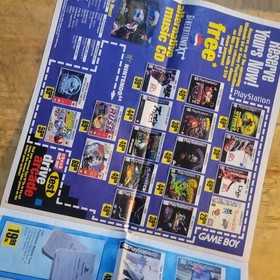 Vtg 1998 TOYS R US Store Circular Print Ad Nintendo 64 Playstation Sega Saturn 