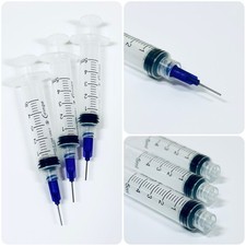 3 szt. strzykawki 5ml z fioletowym 21G 13mm tępa końcówka igły klej, atrament, dozowanie