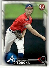 2016 Bowman #BP82 Michael Soroka Prospects Atlanta Braves Baseball