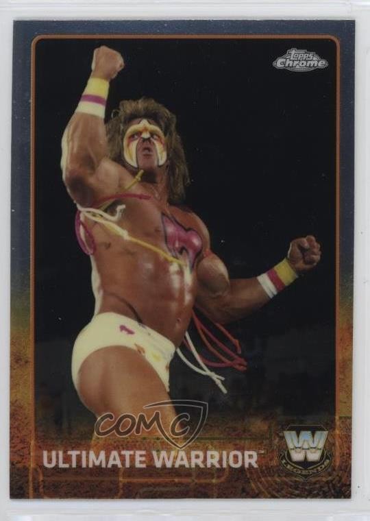 2015 Topps Chrome WWE Ultimate Warrior #90 HOF 0q3