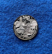 Medaille Weihnachten 1989 Oberfranken Tilman Riemenschneider Silber 11,6 g 35 mm