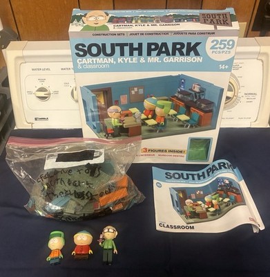McFarlane Toys South Park Cartman Kyle & Mr Garrison & Classroom Box Manual Read