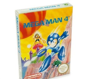 Nintendo NES - Mega Man 4 PAL-B mit OVP OVP besch&auml;digt