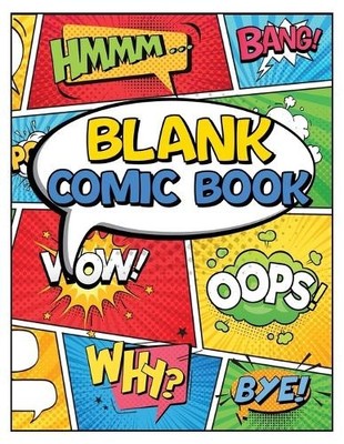 Fairyland Books Blank Comic Book Panels (Taschenbuch) (US IMPORT)