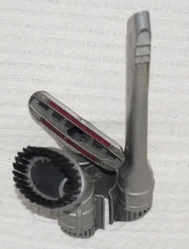 Original Dyson Ersatzteile Aufsatz Werkzeug Set Schlauch, Bürsten grau x3