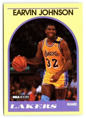 1989-90 NBA Hoops - Sears Superstars Magic Johnson #47